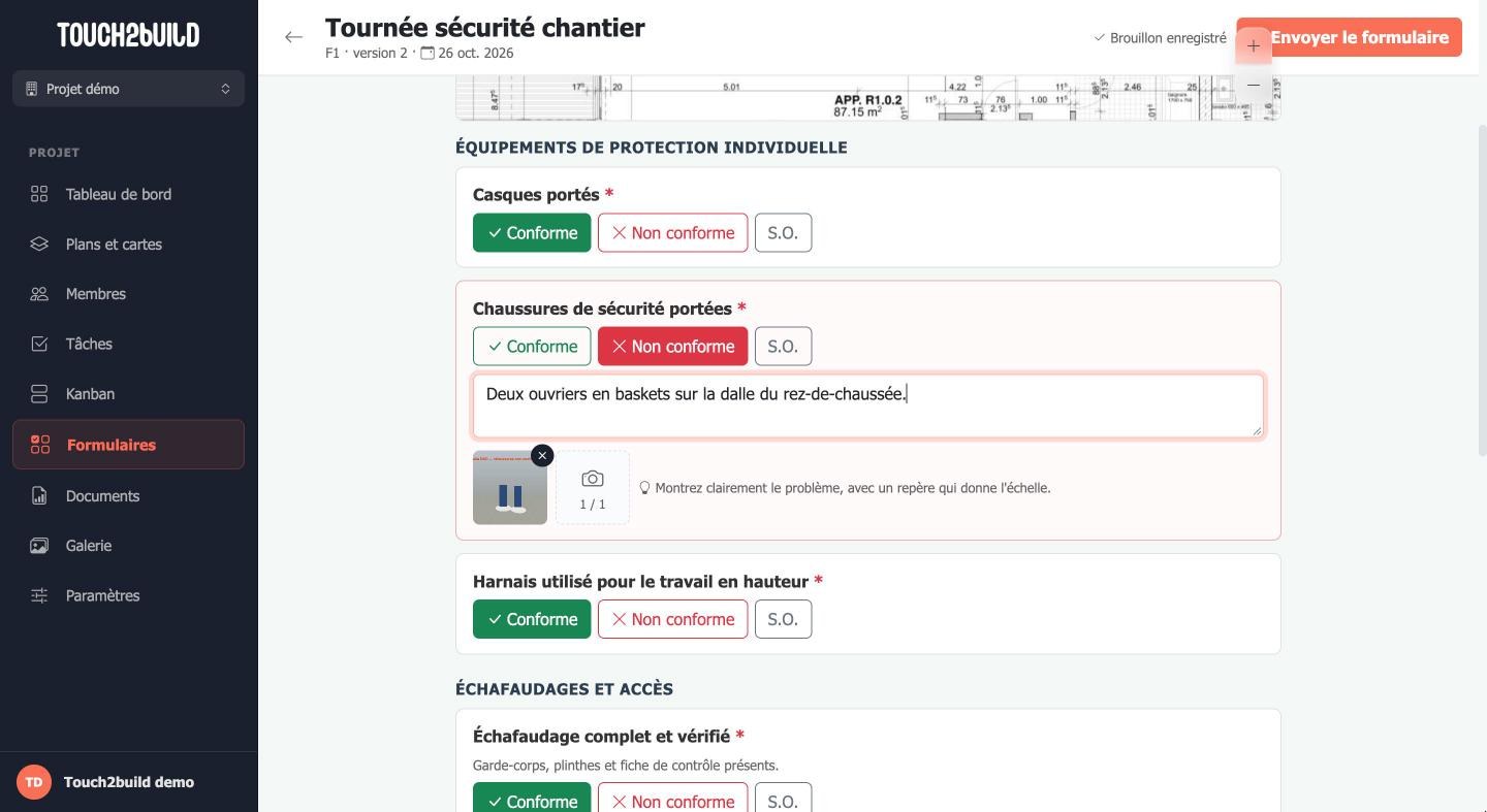 Remplir un formulaire