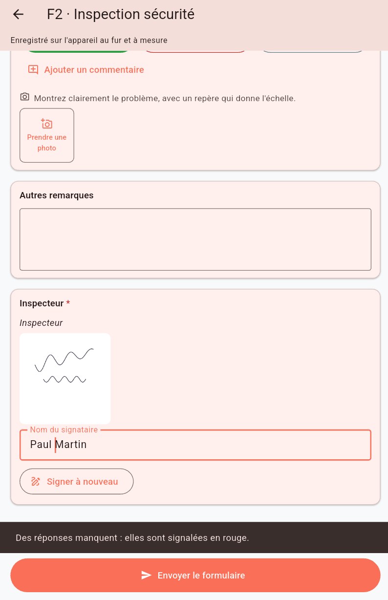 Message Des réponses manquent