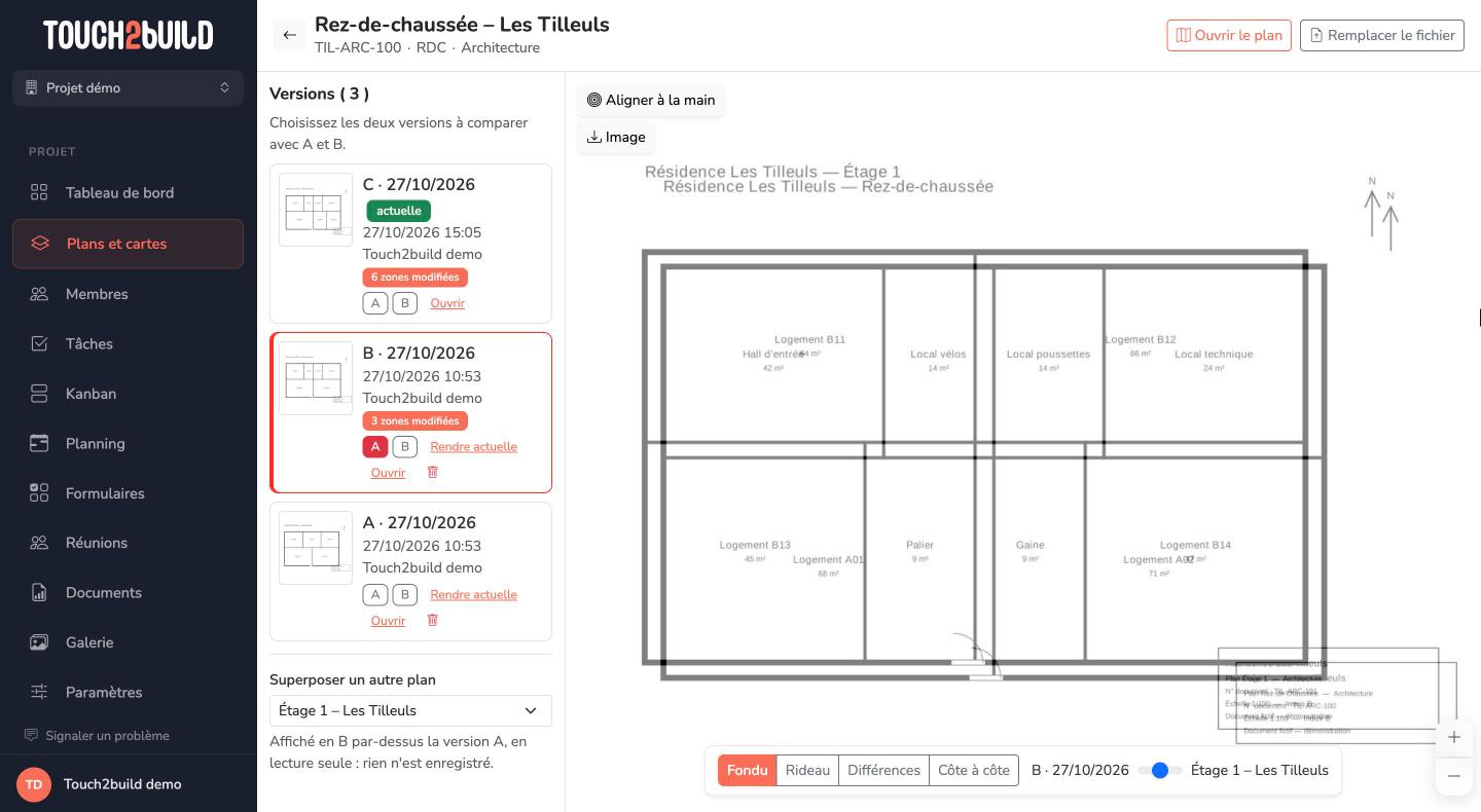 Superposer un autre plan
