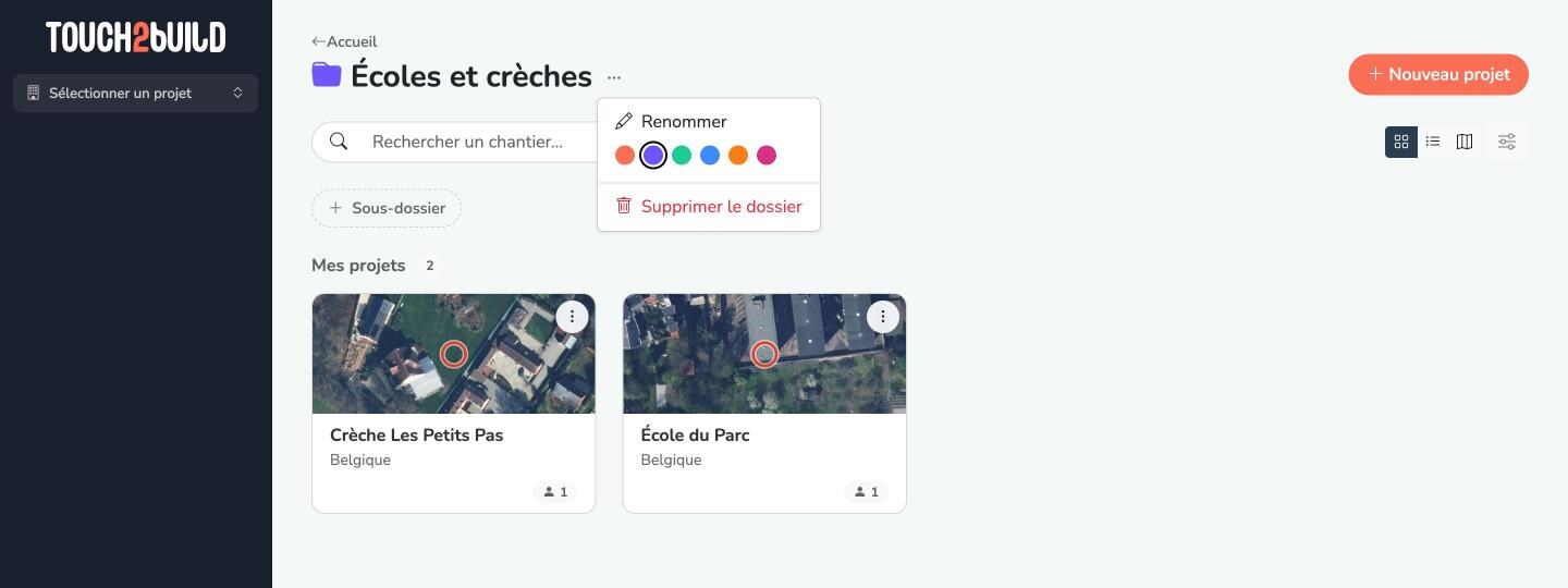 Contenu d'un dossier